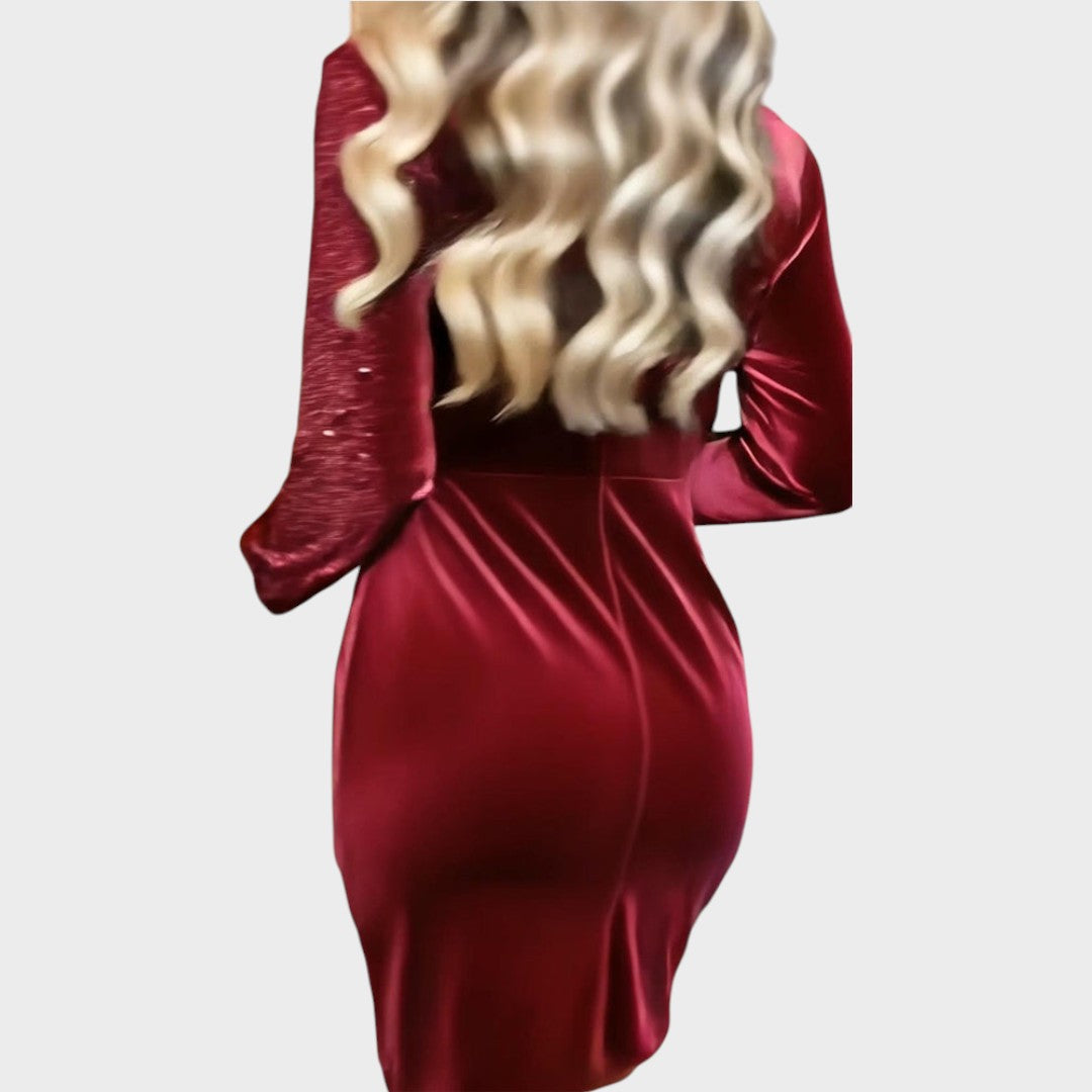 ELARA™ | Sparkling Festive Dress