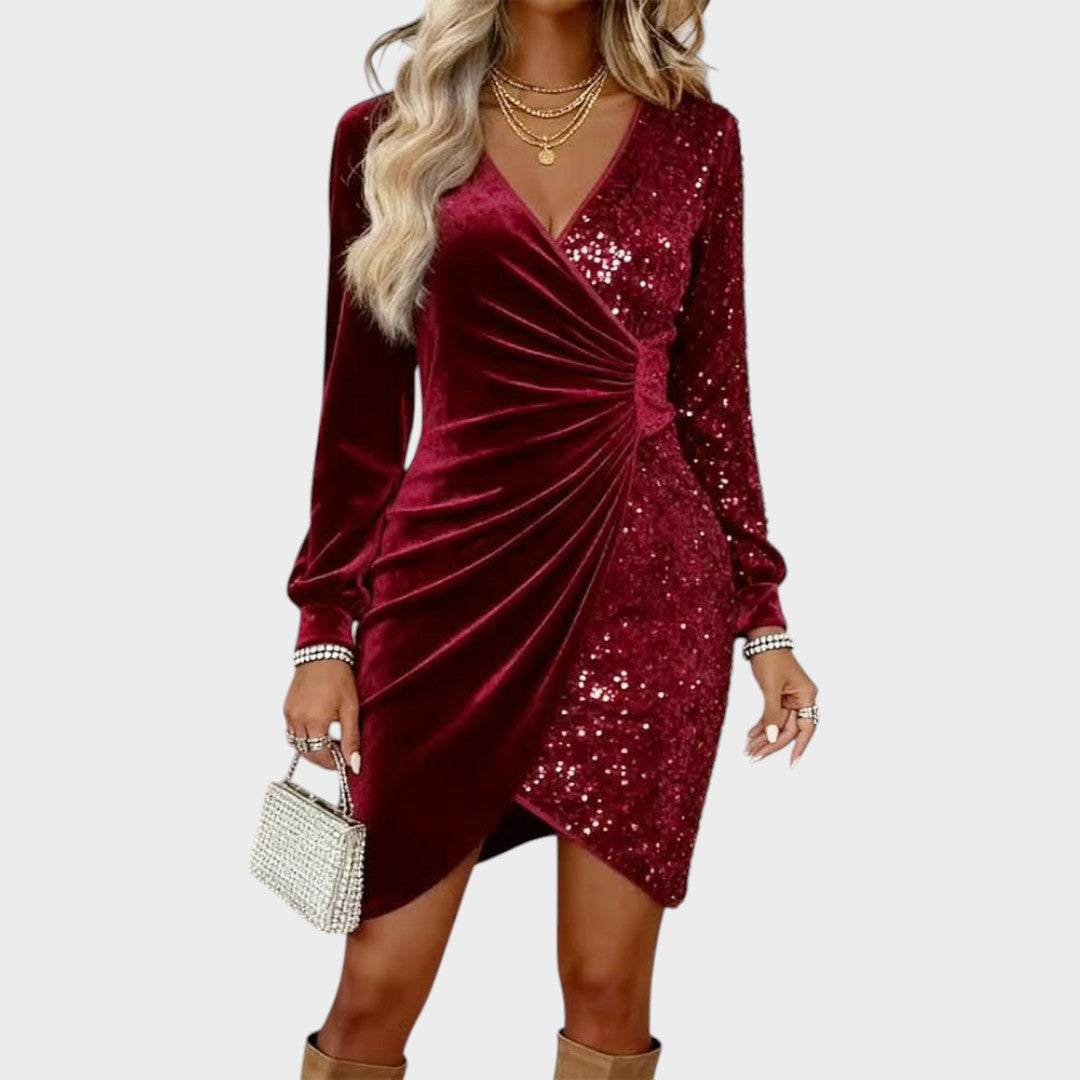ELARA™ | Sparkling Festive Dress