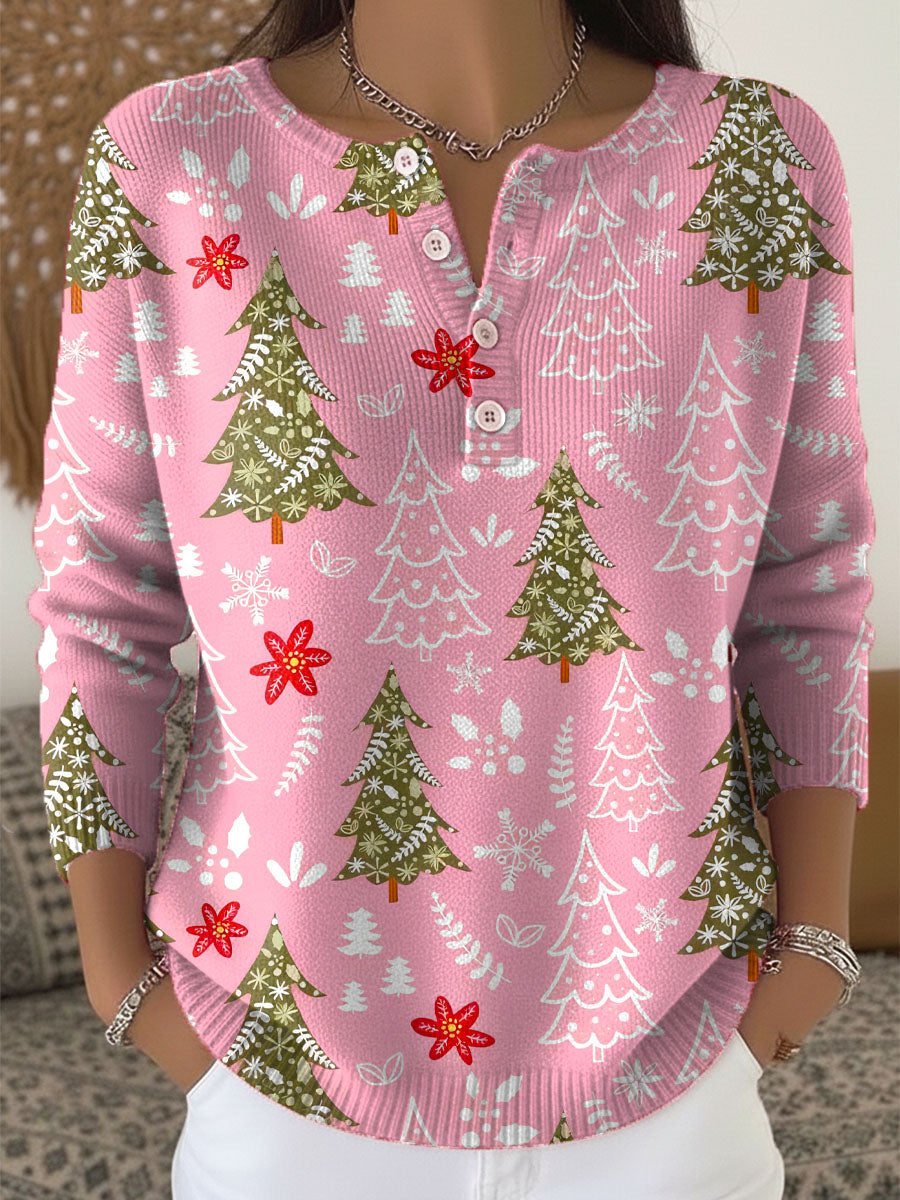 Julia | Christmas Jumper with Buttons