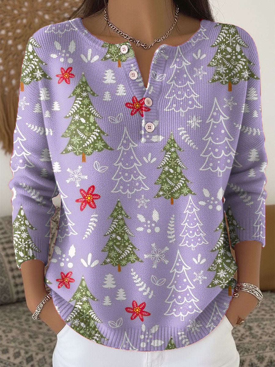 Julia | Christmas Jumper with Buttons