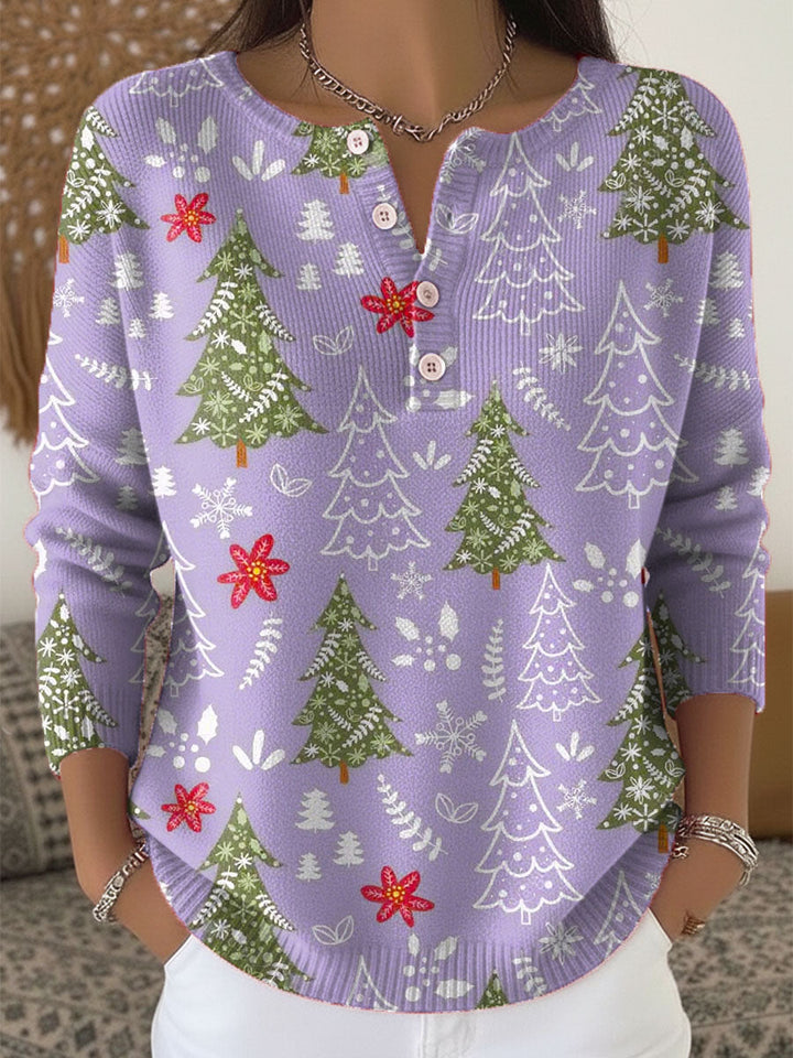 Julia | Christmas Jumper with Buttons