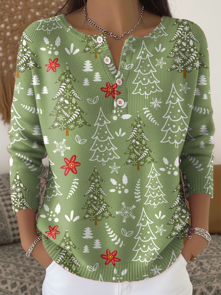Julia | Christmas Jumper with Buttons