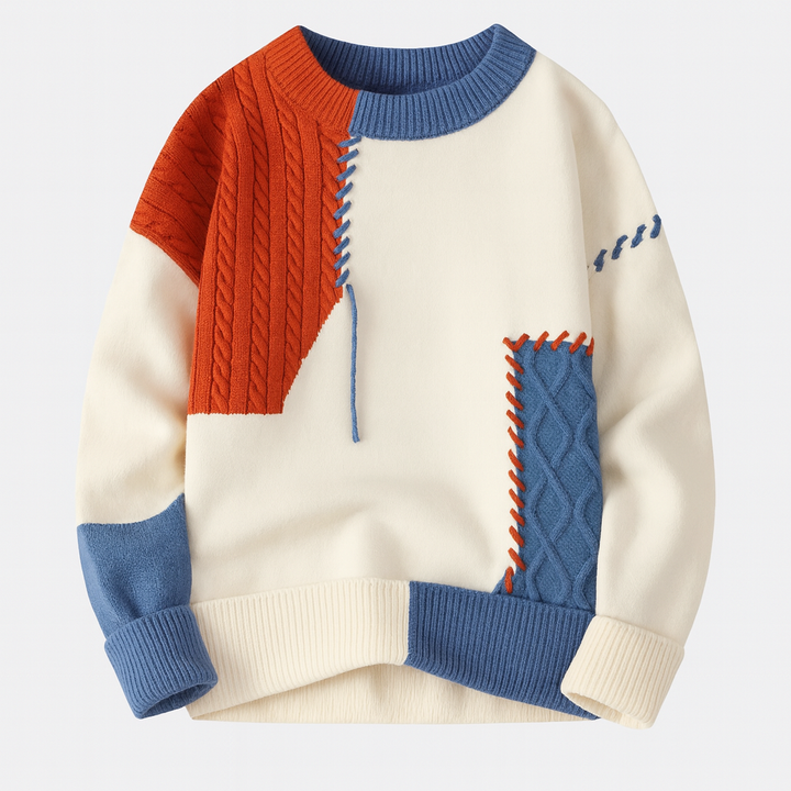 Arty Patch Sweater