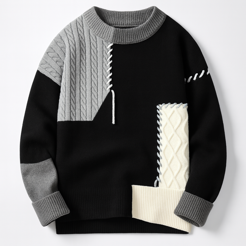 Arty Patch Sweater