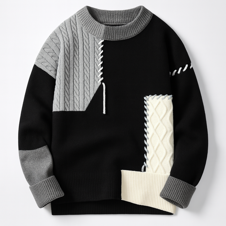 Arty Patch Sweater