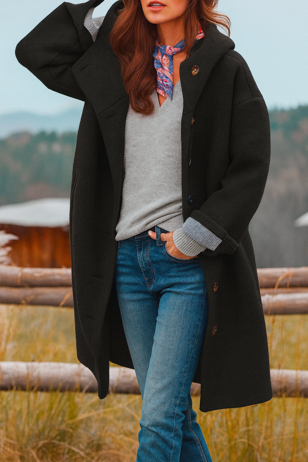 AMELIA™ | Hooded Jacket