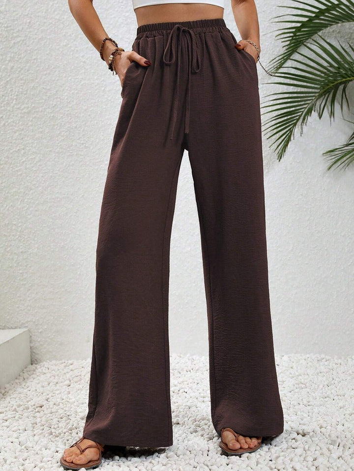 NIKU™ - Casual Wide Leg Drawstring Pants