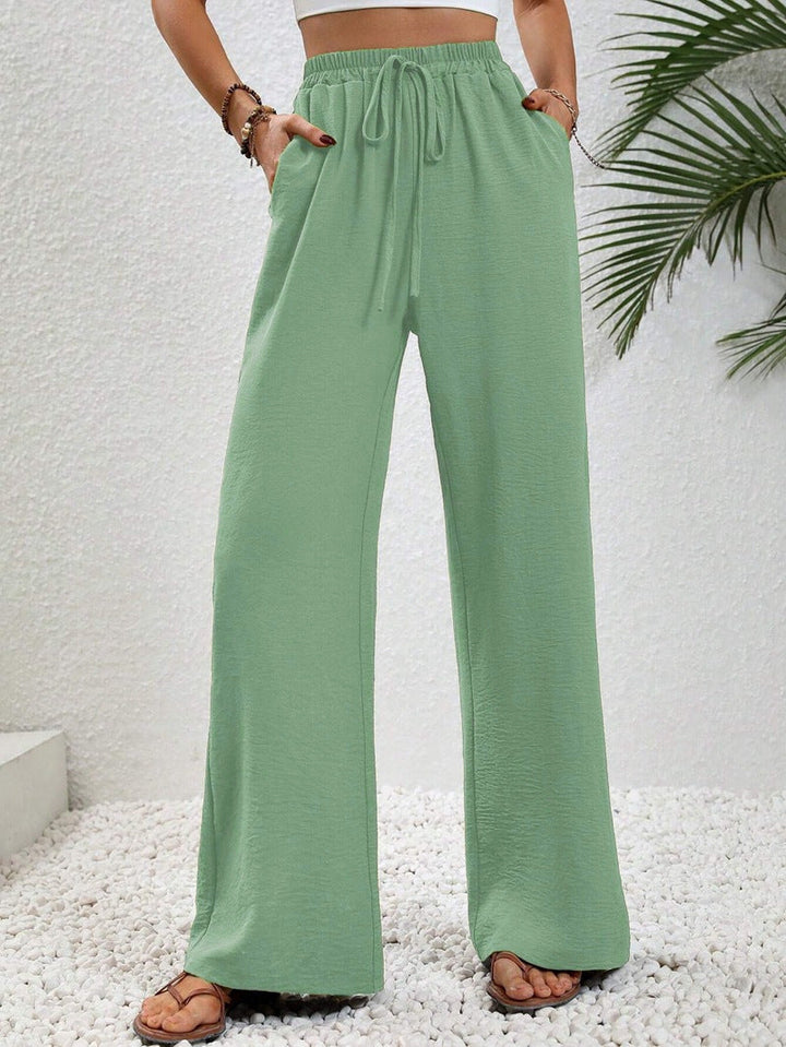 NIKU™ - Casual Wide Leg Drawstring Pants