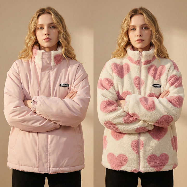 Helenah™ | 2 in 1 Reversible Fleece Jacket