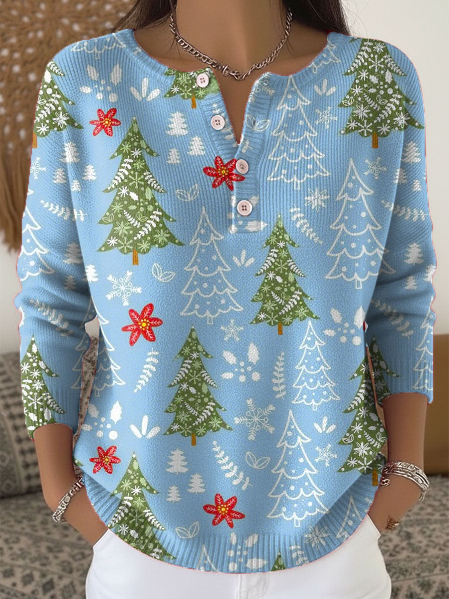 Julia | Christmas Jumper with Buttons