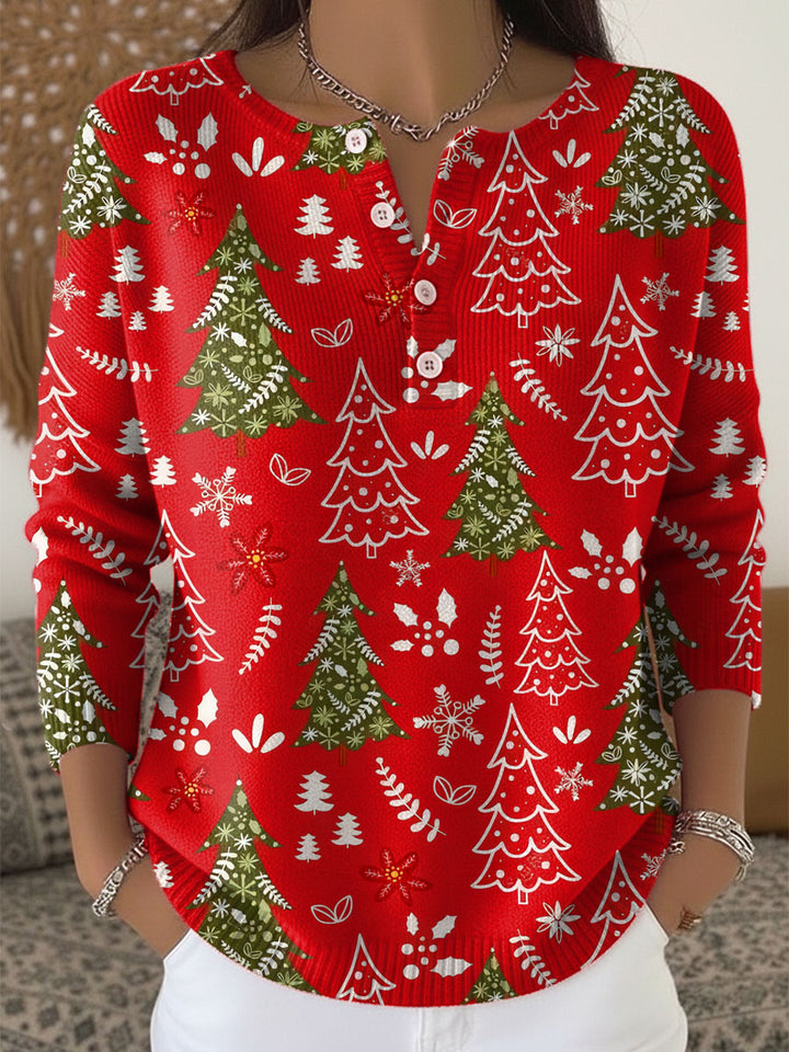 Julia | Christmas Jumper with Buttons